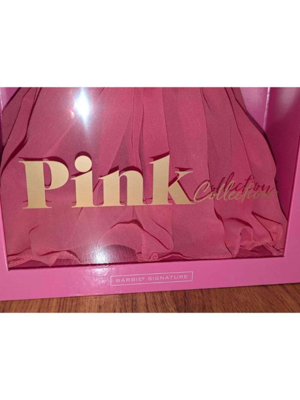 Barbie Signature Pink Collection Doll In Elegant Ruffle Gown Limited Edition - Picture 3 of 6